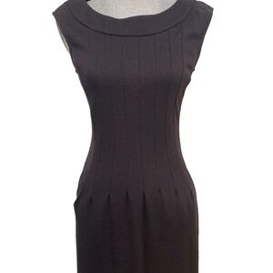 Used Calvin Klein Size 4 Brown Dress